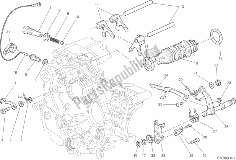 Todas las partes para Shift Cam - Horquilla de Ducati Monster 795 Thailand 2013